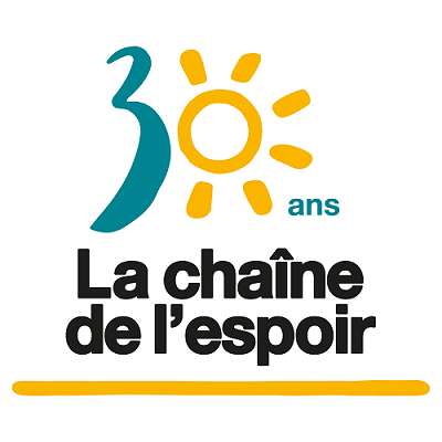 Un nouveau logo pour les 30 ans de La Chaîne de l'Espoir !