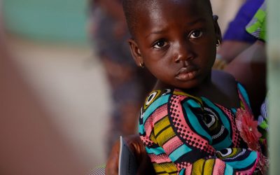 Enfant à l'Hôpital de Klouèkanmé au Bénin