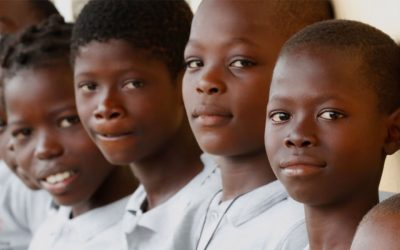 Ecoliers dans le cadre de la Semaine de la Santé Scolaire au Togo