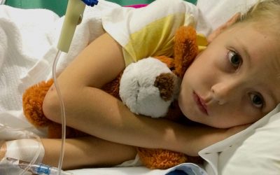 Enfant hospitalisé en Ukraine