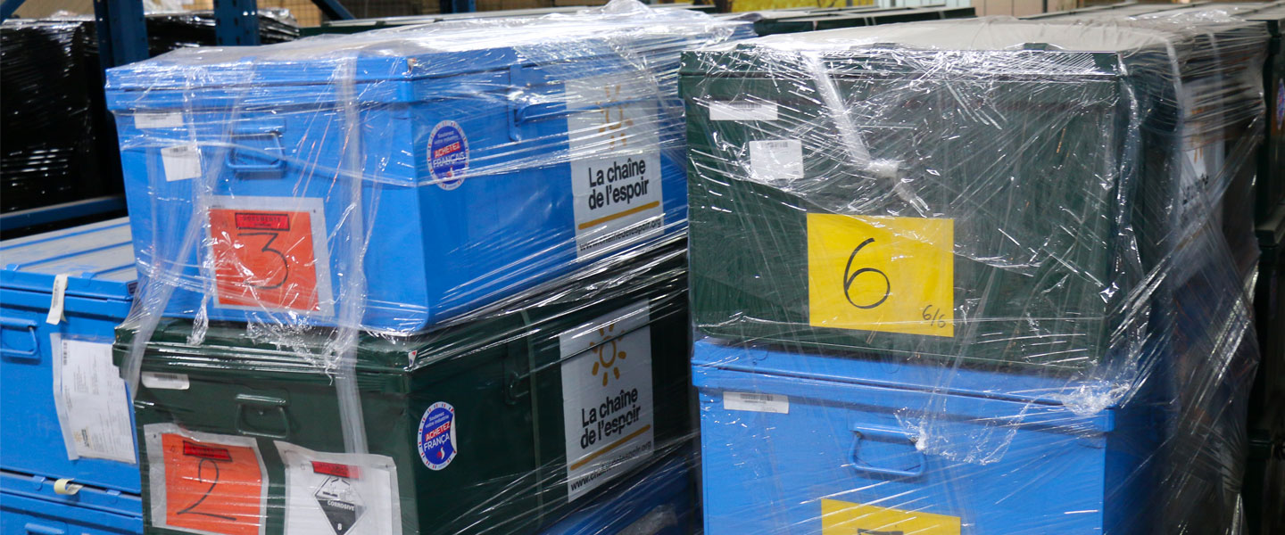 Emergency medical kits sent to Ukraine