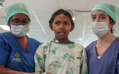 Marielle, opérée à cœur ouvert à Madagascar