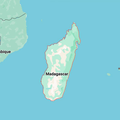 Carte pays Madagascar