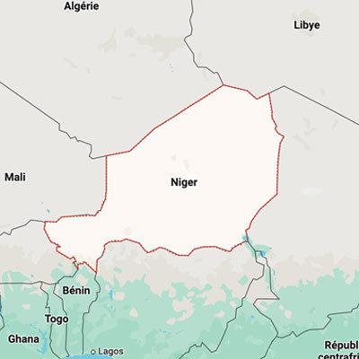 Carte pays Niger