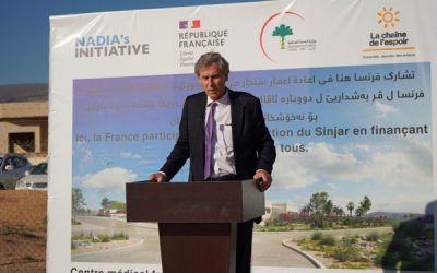 Discours d'Eric Cheysson pour la lancement du projet d'hôpital au Sinjar