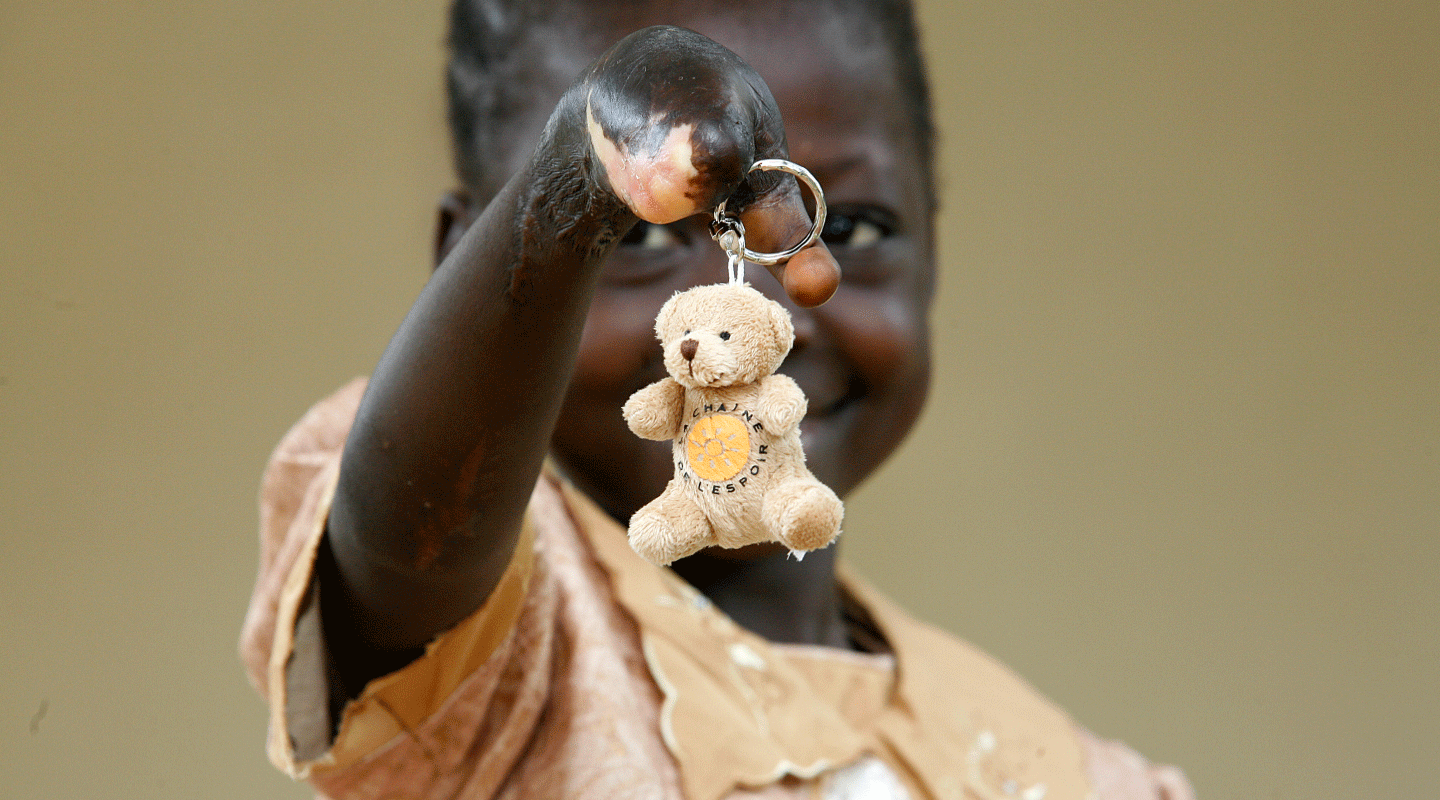 Une mère avec sa fille à l'IMFE de Kaboul