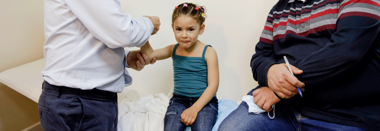 A young girl at the Children&apos;s Pavilion in Kabul